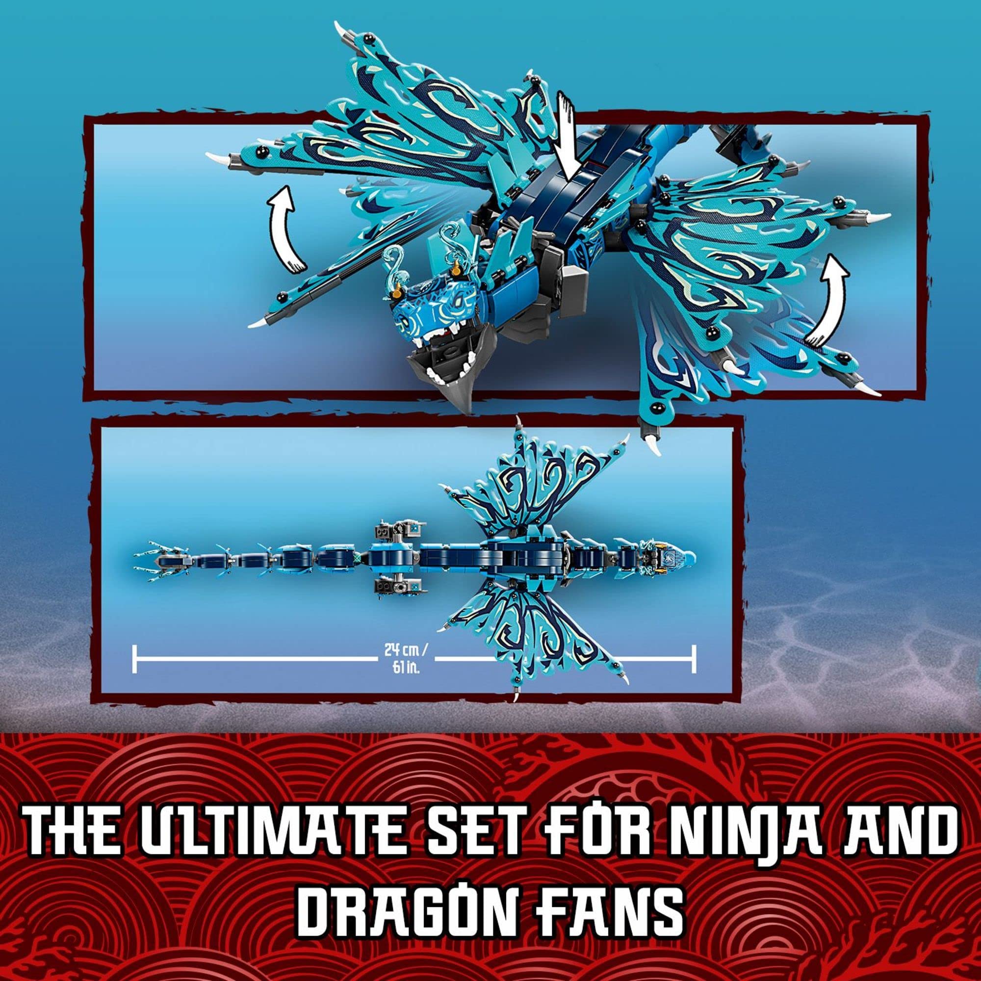 Foto 4 pulgar | Set de Construcción Lego Ninjago Water Dragon 71754 con 5 Minifiguras - Venta Internacional