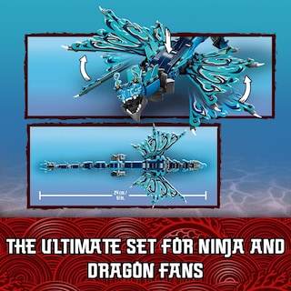 Foto 3 | Set de Construcción Lego Ninjago Water Dragon 71754 con 5 Minifiguras - Venta Internacional