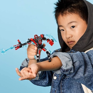 Foto 5 | Juguete de Construcción Lego Marvel Spider-man Miles Morales Mech Armor 76171 - Venta Internacional