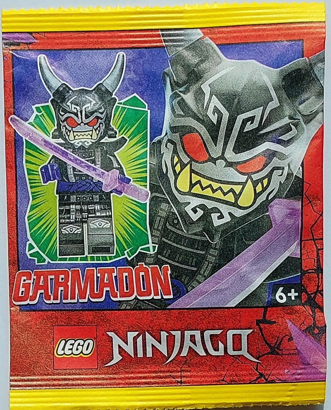 Foto 2 pulgar | Minifigura Lego Ninjago Lord Garmadon Oni Con Espada De 5 Cm De Altura - Venta Internacional.