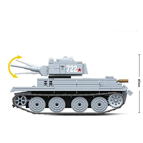 Foto 3 pulgar | Kit De Bloques De Construcción General Jim's Army Toys Bt-7 Tank 462 Piezas - Venta Internacional.