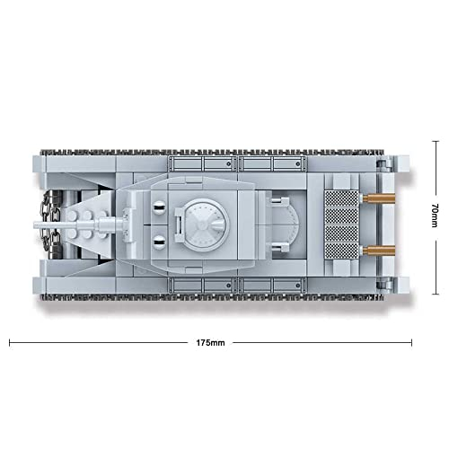 Foto 7 | Kit De Bloques De Construcción General Jim's Army Toys Bt-7 Tank 462 Piezas - Venta Internacional.