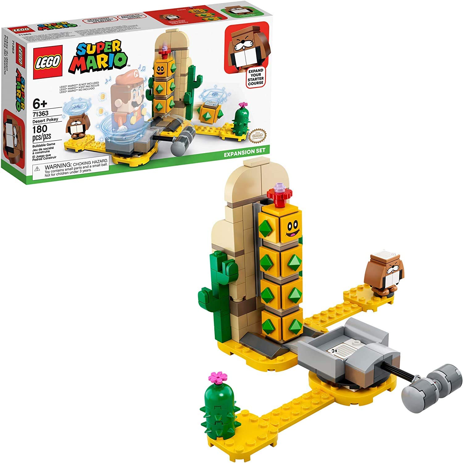 Foto 4 pulgar | Kit De Construcción Lego Super Mario Desert Pokey 71363 180 Piezas - Venta Internacional.
