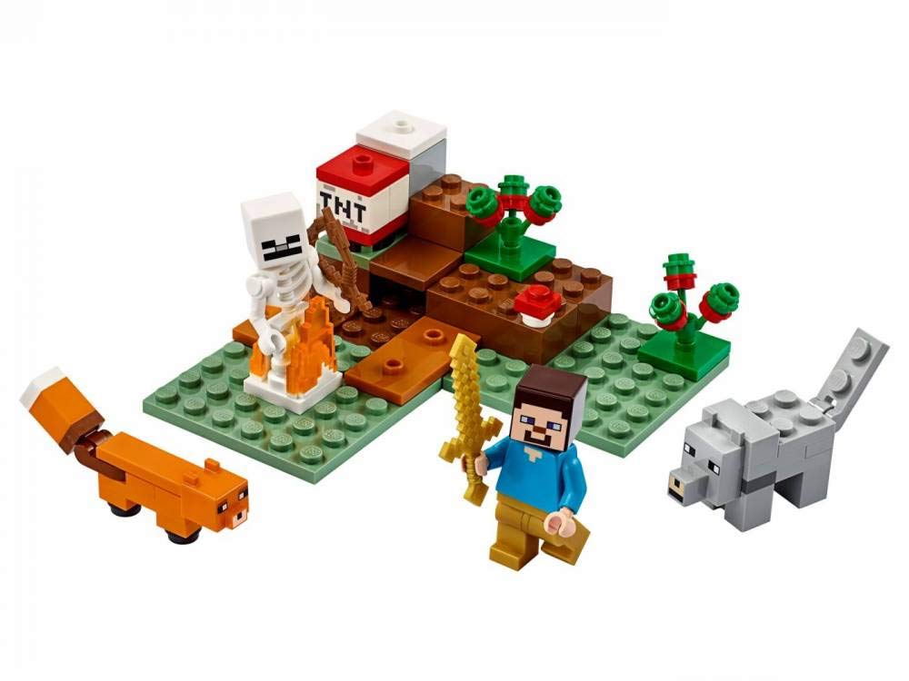 Foto 3 pulgar | Juguete de Construcción Lego Minecraft The Taiga Adventure 21162 74 piezas - Venta Internacional