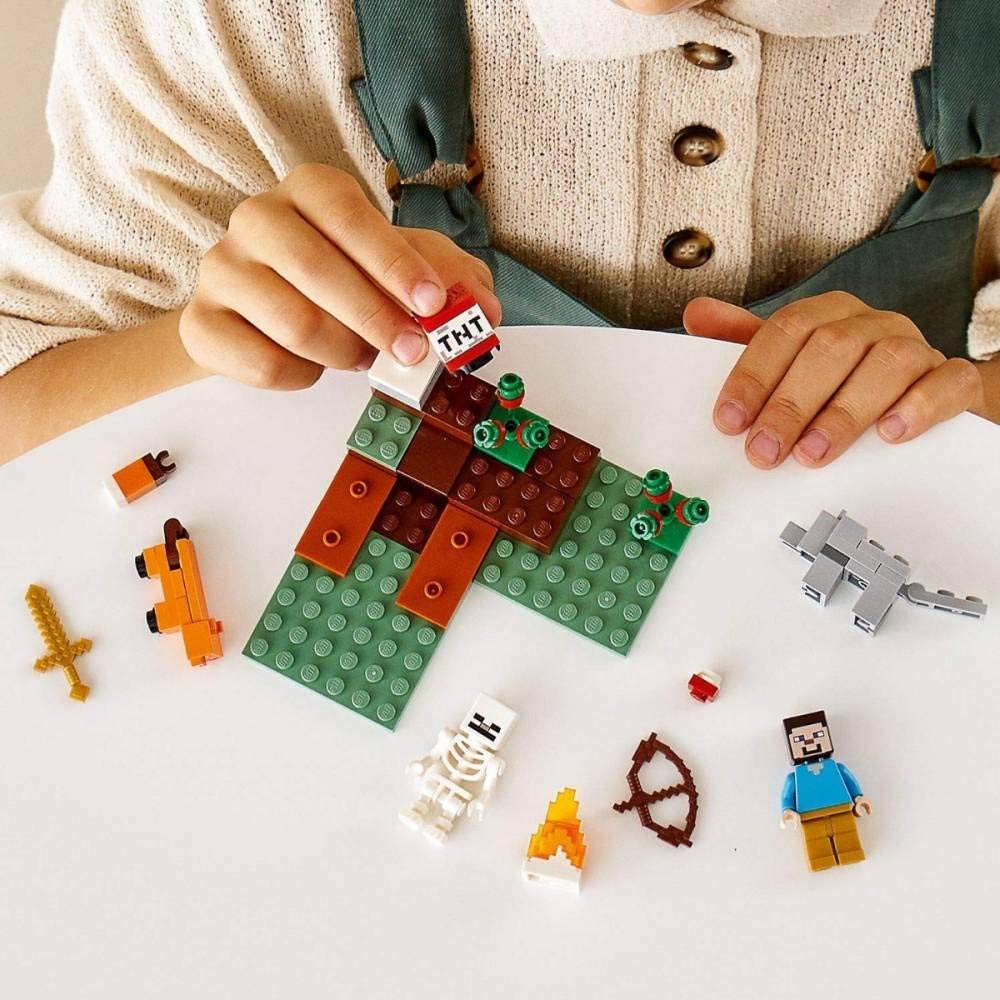 Foto 5 pulgar | Juguete de Construcción Lego Minecraft The Taiga Adventure 21162 74 piezas - Venta Internacional