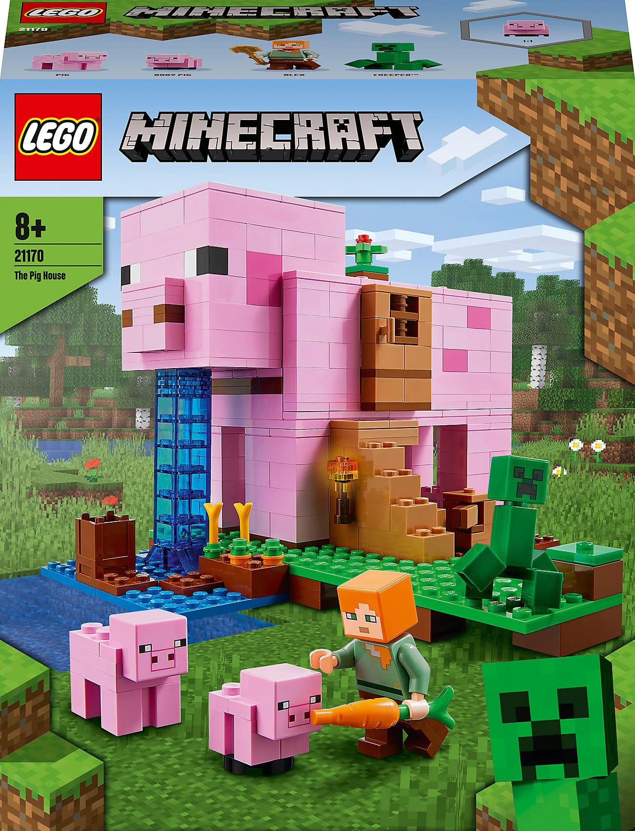 Foto 2 pulgar | Juguete De Construcción Lego Minecraft 21170 The House-pig 8+ Years - Venta Internacional.