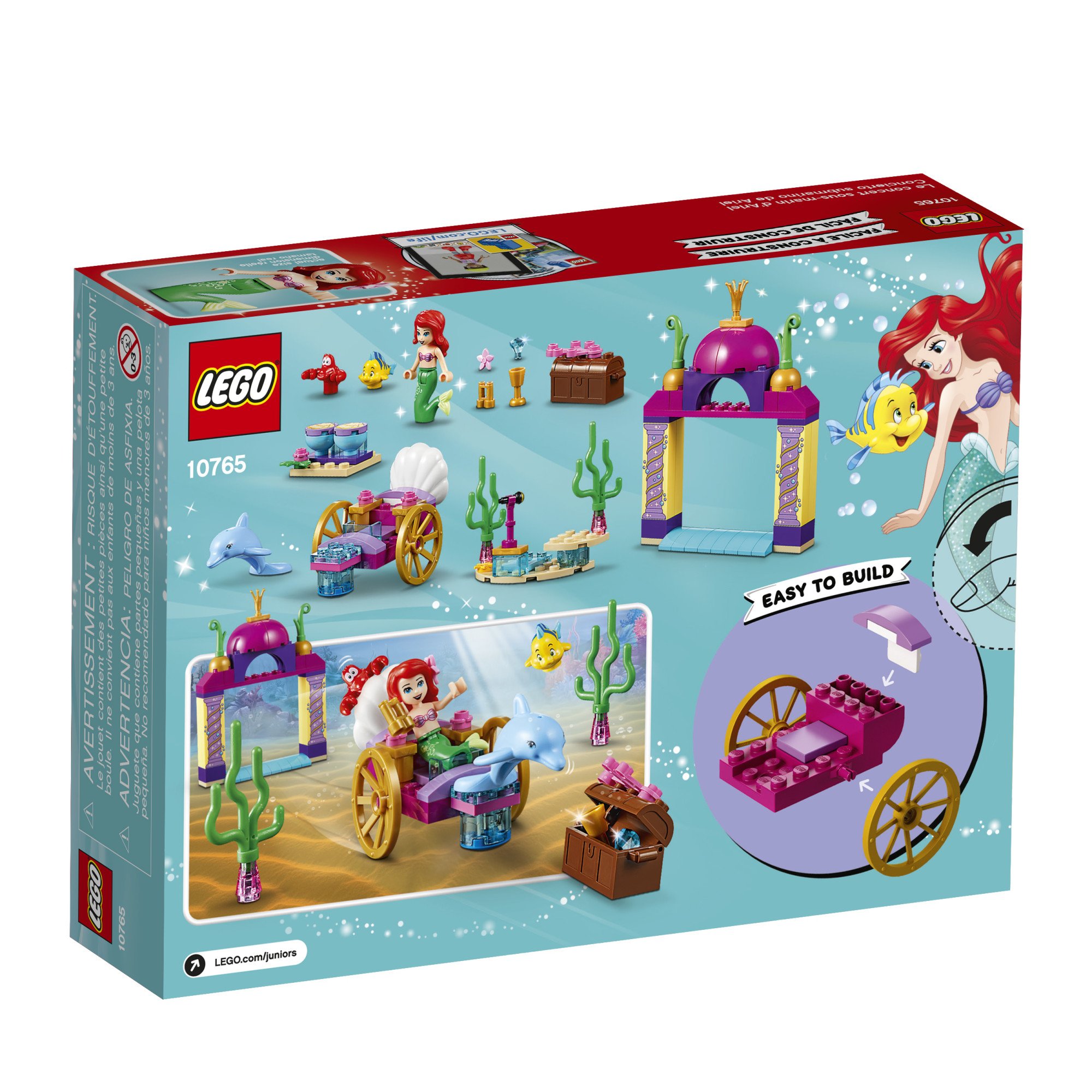 Foto 6 pulgar | Lego Ariel's Underwater Concert 10765 - Venta Internacional