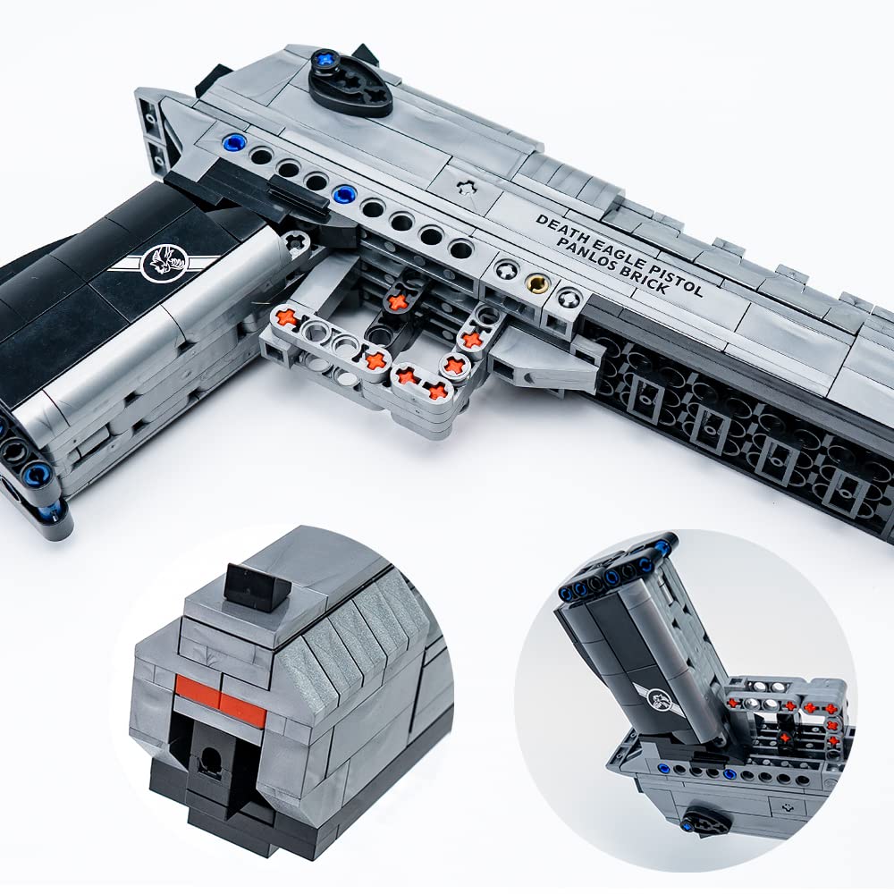 Foto 2 | Juego De Juguetes Building Blocks Uvini Desert Eagle Pistol 360 Piezas - Venta Internacional.