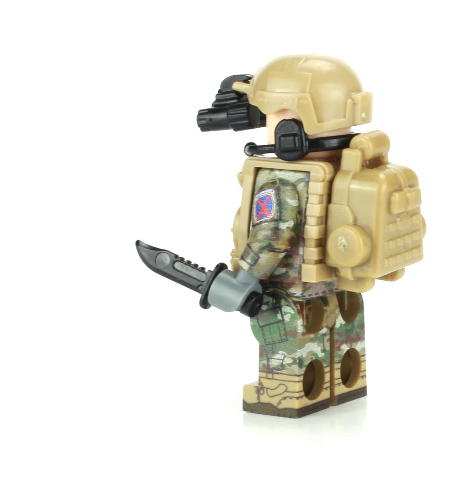 Foto 5 pulgar | Minifigura Lego Battle Brick Army Ocp 10th Mountain Infantry - Venta Internacional