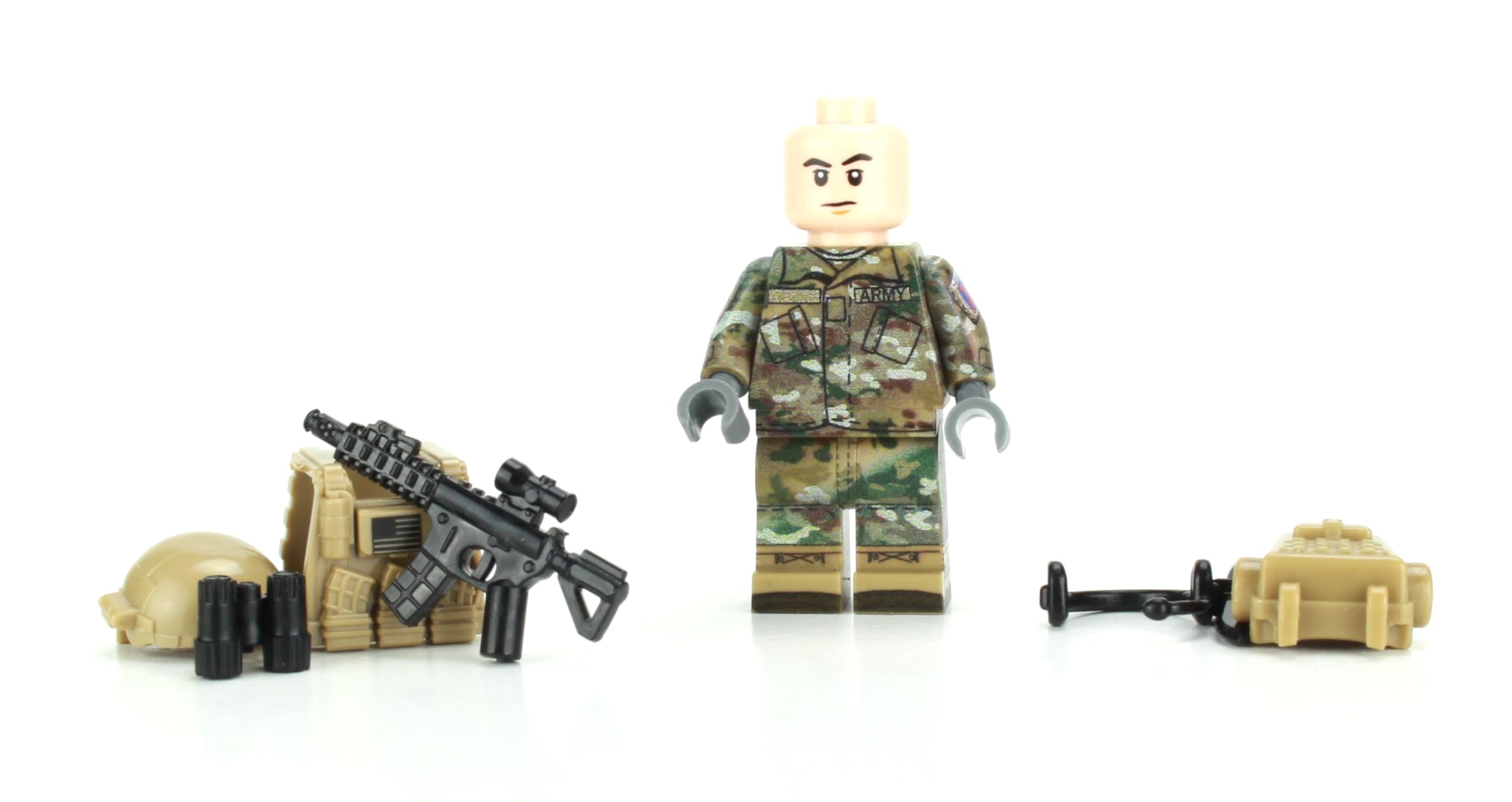 Foto 8 pulgar | Minifigura Lego Battle Brick Army Ocp 10th Mountain Infantry - Venta Internacional