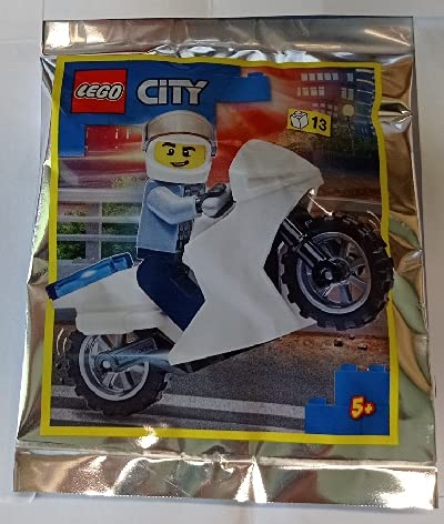 Foto 3 pulgar | Figura Lego City Police Man Con Moto De Menos De 5 Cm De Altura - Venta Internacional.