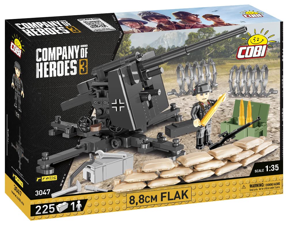 Foto 3 pulgar | Building Blocks Cobi Company Of Heroes 3, 8,8 Cm, Antibalas Con 1 Figura - Venta Internacional.