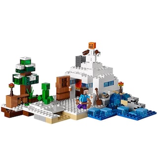 Foto 2 | Lego Minecraft The Snow Hideout 21120 327 Piezas - Venta Internacional