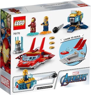 Foto 2 | Juguete de Construcción Lego Marvel Avengers Iron Man Contra Thanos 76170 - Venta Internacional