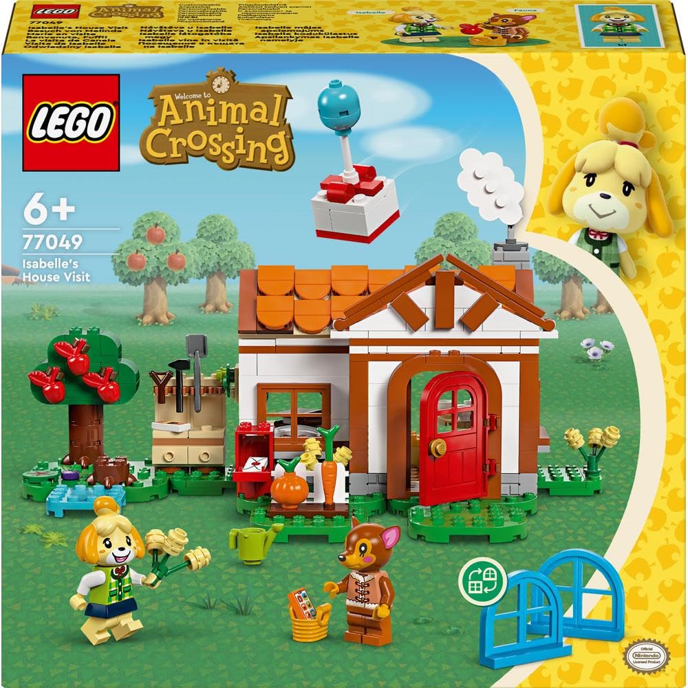 Foto 3 pulgar | Set De Construcción Lego Animal Crossing Isabelle's House Visit 77049 - Venta Internacional.