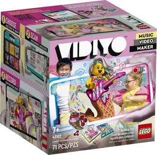 Foto 4 | Kit De Construcción Lego Vidiyo Candy Mermaid Beatbox 43102 (71 Piezas) - Venta Internacional.