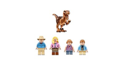 Foto 4 | Bloques De Construcción Lego 75932 Jurassic World Velociraptor Chase - Venta Internacional.