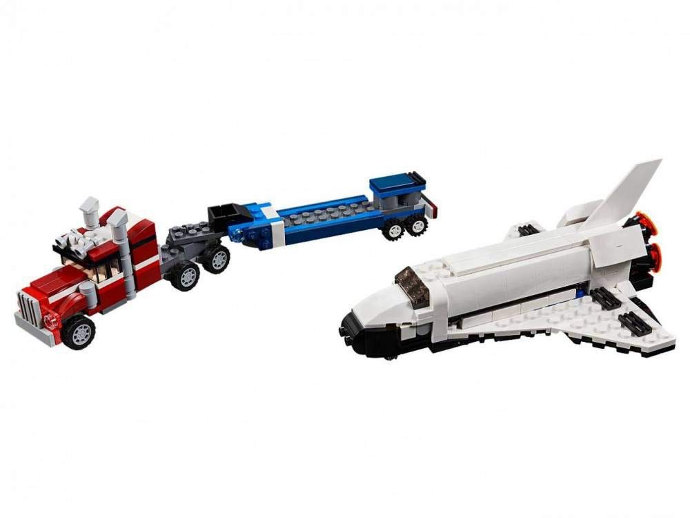 Foto 3 | Kit de Construcción Lego Creator Shuttle Transporter 3 en 1 31091 - Venta Internacional