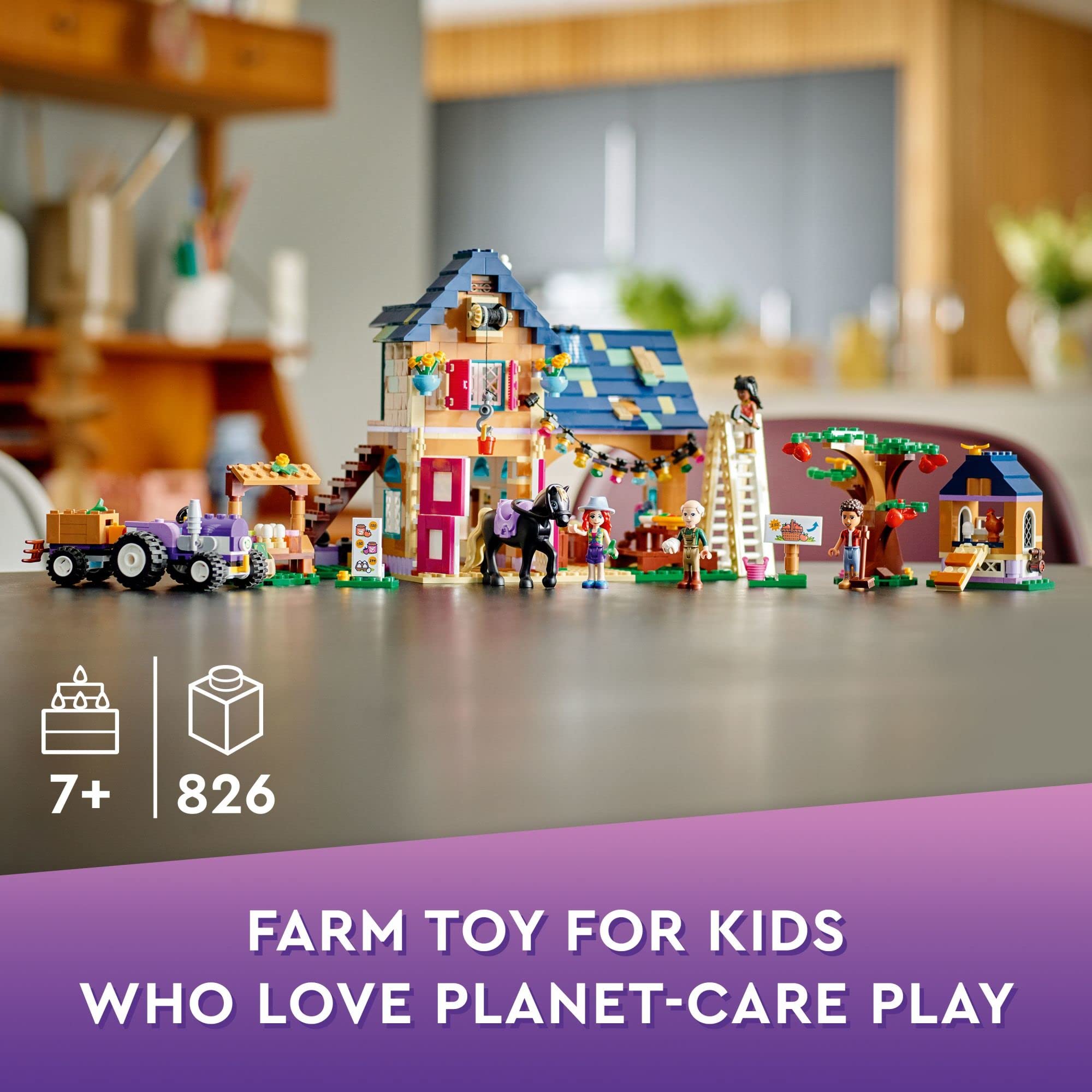 Foto 3 pulgar | Lego Friends Organic Farm House 41721 - Venta Internacional