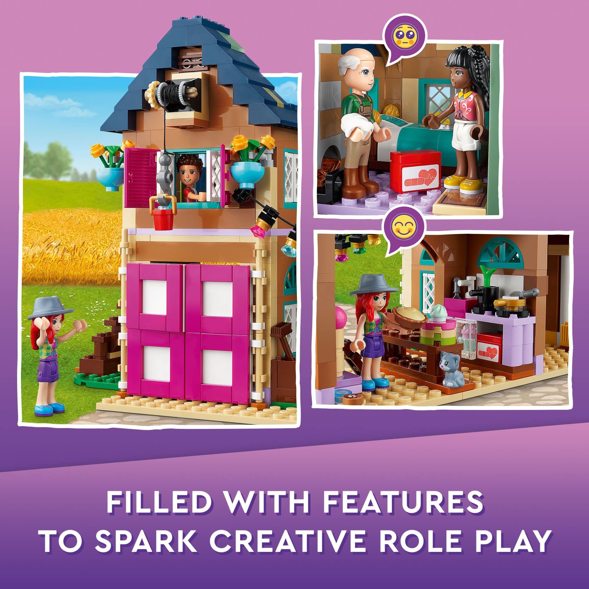 Foto 6 pulgar | Lego Friends Organic Farm House 41721 - Venta Internacional
