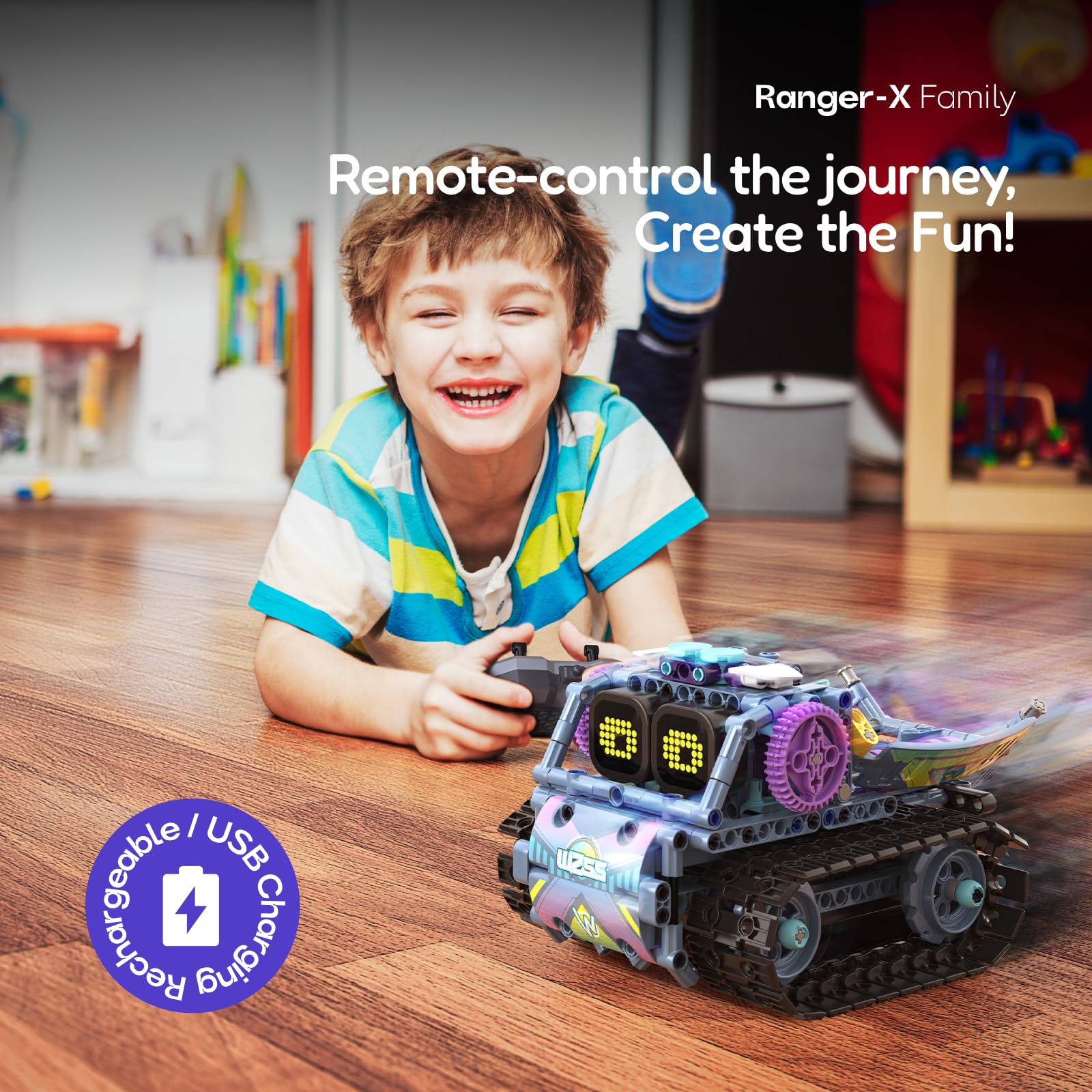 Foto 5 | Kit de Construcción De Robots Sillbird Rockroller Con Mando A Distancia - Venta Internacional