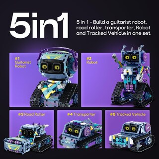 Foto 6 | Kit de Construcción De Robots Sillbird Rockroller Con Mando A Distancia - Venta Internacional