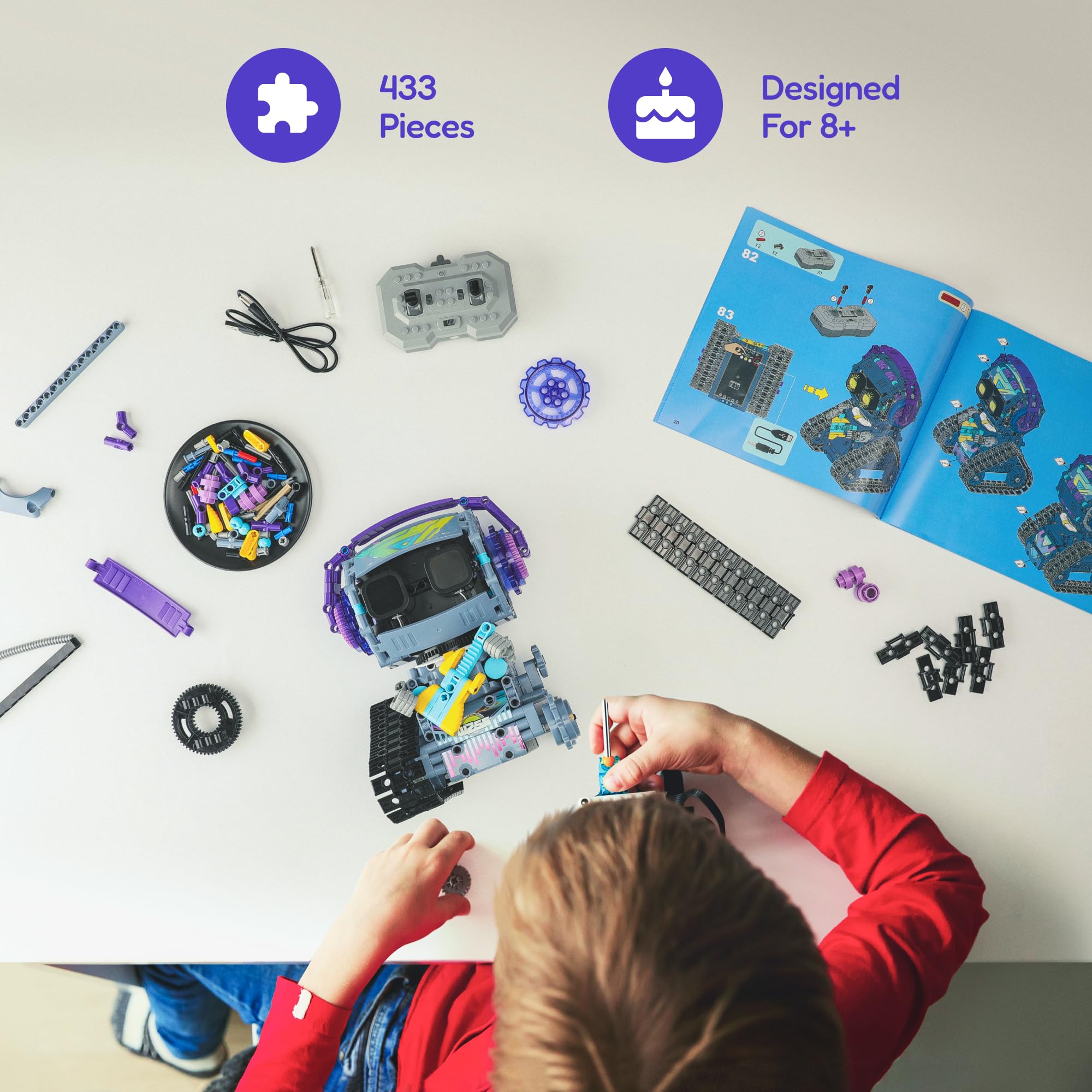 Foto 8 pulgar | Kit de Construcción De Robots Sillbird Rockroller Con Mando A Distancia - Venta Internacional