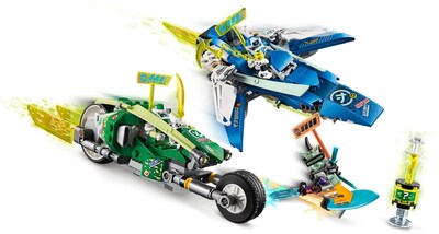 Foto 5 | Kit de Construcción Lego Ninjago Velocity Racers De Jay Y Lloyd's - Venta Internacional