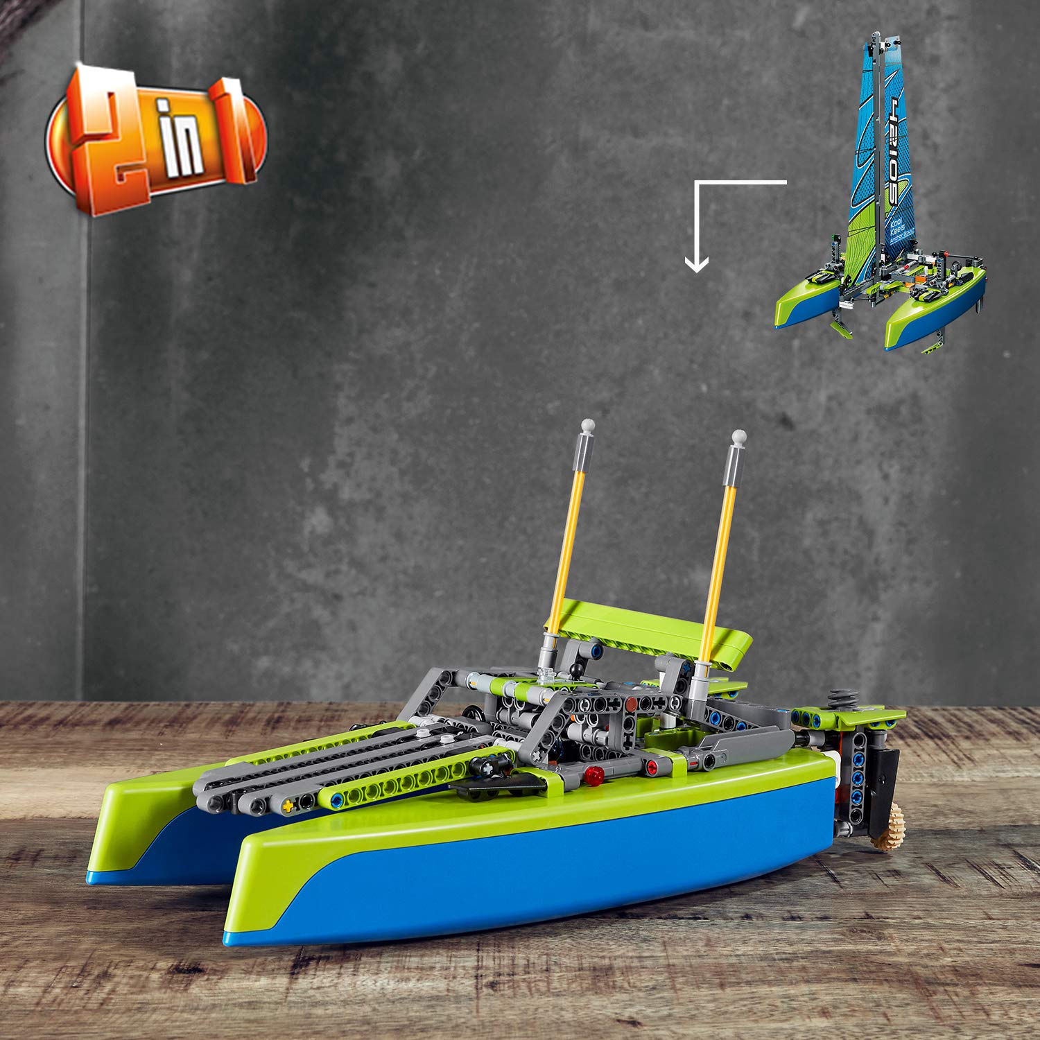 Foto 6 pulgar | Kit de Construcción Lego Technic Catamaran 42105 Velero - Venta Internacional