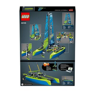 Foto 7 | Kit de Construcción Lego Technic Catamaran 42105 Velero - Venta Internacional