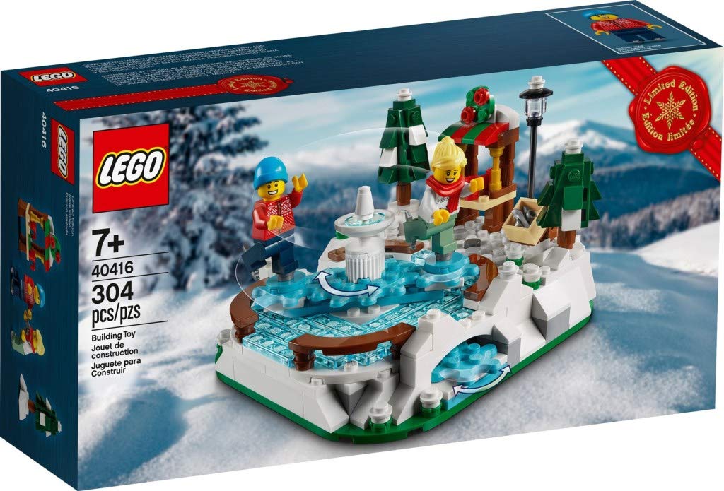 Foto 2 pulgar | Lego Pista de Patinaje Sobre Hielo de Navidad 40416 - Venta Internacional