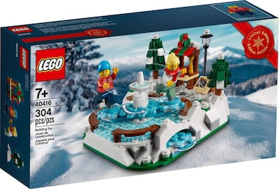 Foto 1 | Lego Pista de Patinaje Sobre Hielo de Navidad 40416 - Venta Internacional