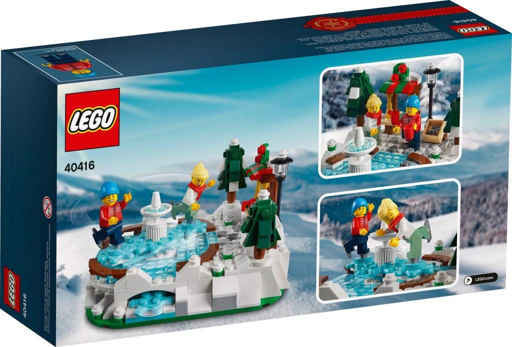 Foto 3 pulgar | Lego Pista de Patinaje Sobre Hielo de Navidad 40416 - Venta Internacional