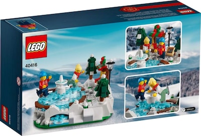 Foto 2 | Lego Pista de Patinaje Sobre Hielo de Navidad 40416 - Venta Internacional