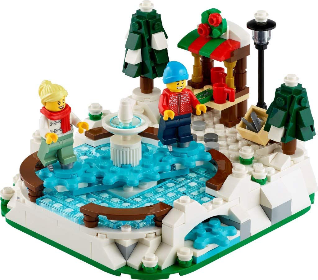 Foto 4 pulgar | Lego Pista de Patinaje Sobre Hielo de Navidad 40416 - Venta Internacional