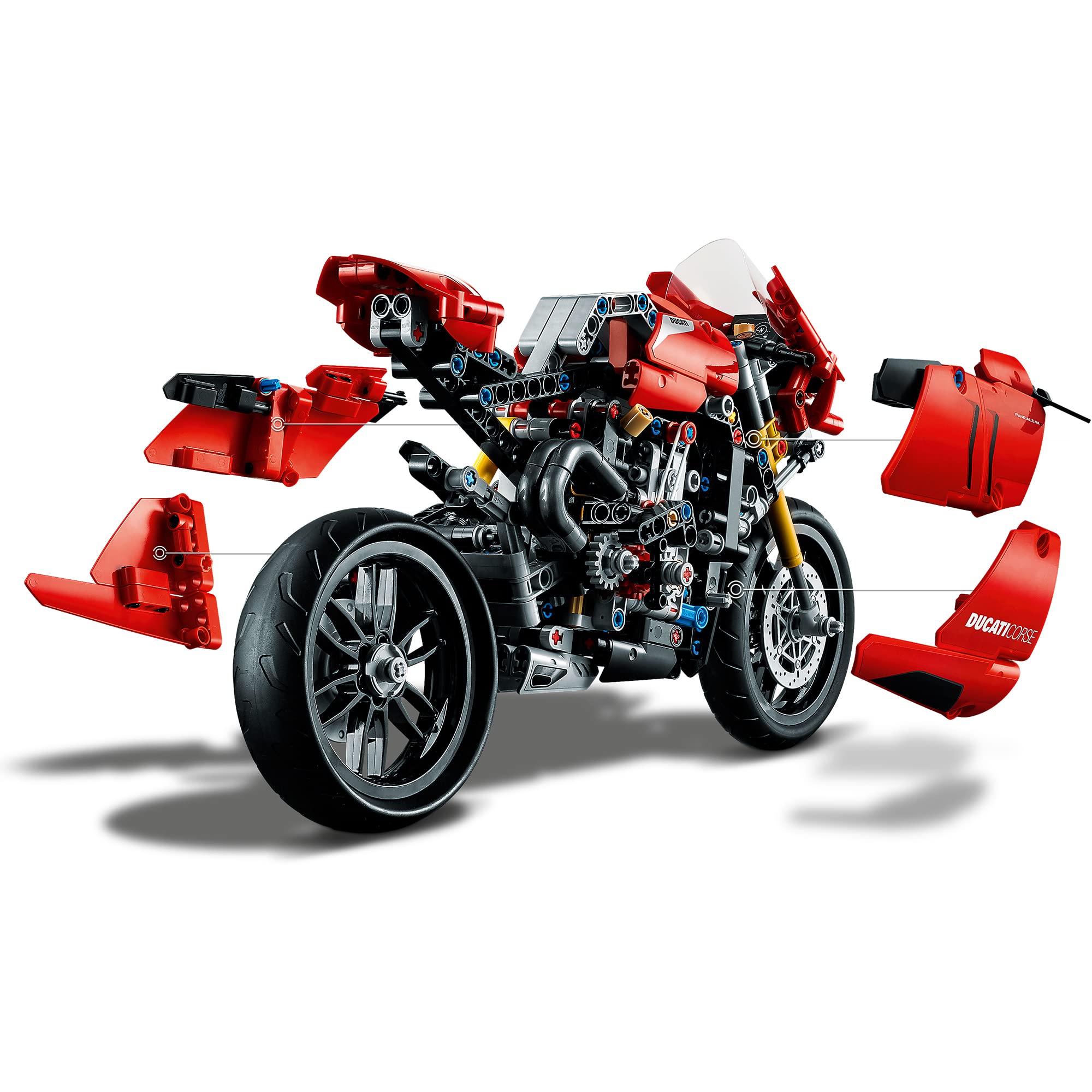 Foto 3 | Kit De Construcción Lego Technic Ducati Panigale V4 R 42107 - Venta Internacional.