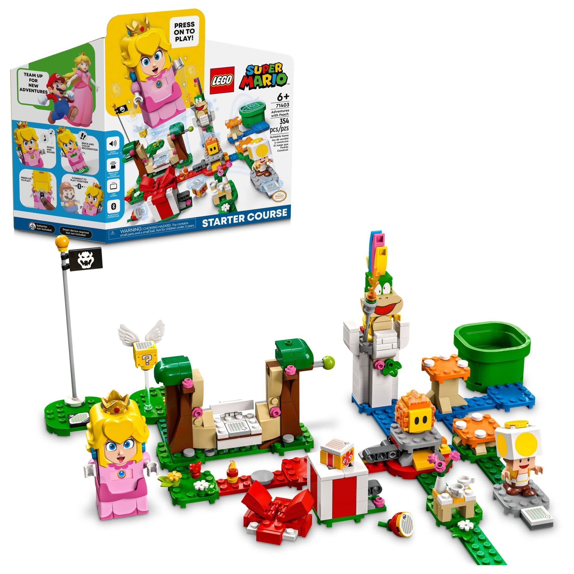 Juguete Lego Super Mario Adventures With Peach Starter Course 71403 - Venta Internacional