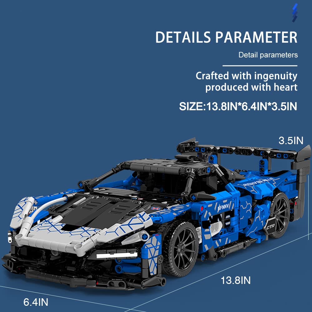 Foto 7 | Bloques de Construcción Mesiondy Coche Deportivo-Venta Internacional