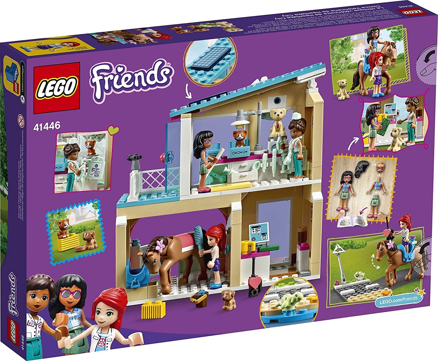 Foto 3 pulgar | Lego Friends Heartlake City Veterinaria 41446 - Venta Internacional