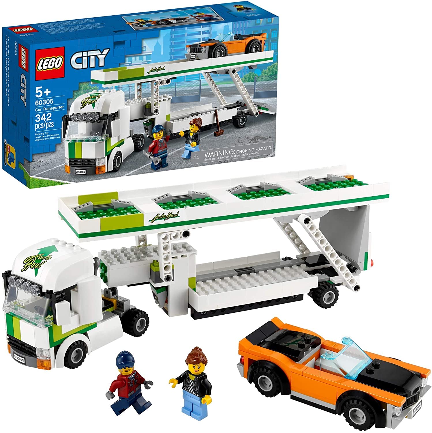 Foto 2 pulgar | Kit de Construcción Lego City Car Transporter 60305 para Niños - Venta Internacional