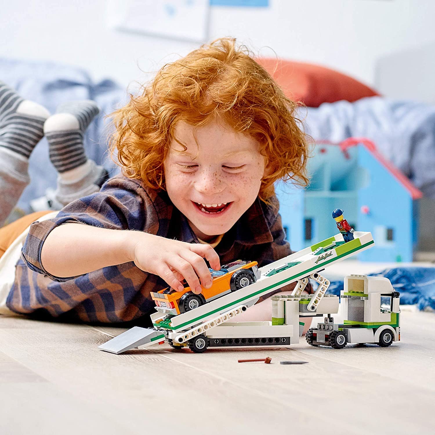 Foto 4 pulgar | Kit de Construcción Lego City Car Transporter 60305 para Niños - Venta Internacional