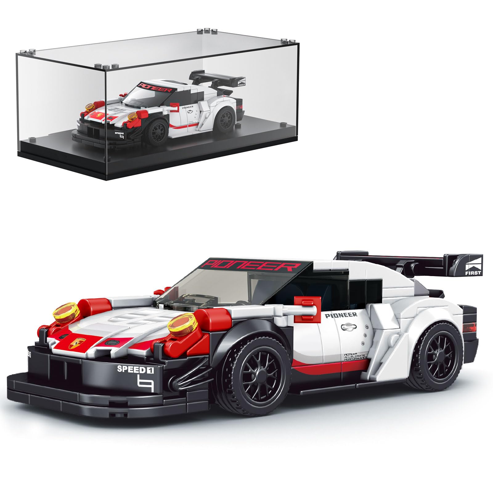 Kit De Construcción Mold King Speed Champions 911 Carrera Rsr 349 Piezas - Venta Internacional.