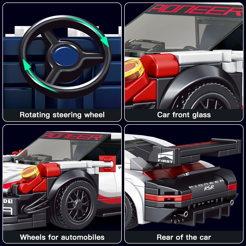 Foto 2 | Kit De Construcción Mold King Speed Champions 911 Carrera Rsr 349 Piezas - Venta Internacional.