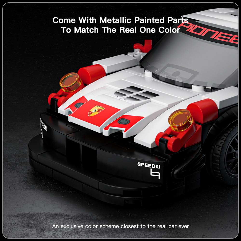 Foto 6 | Kit De Construcción Mold King Speed Champions 911 Carrera Rsr 349 Piezas - Venta Internacional.