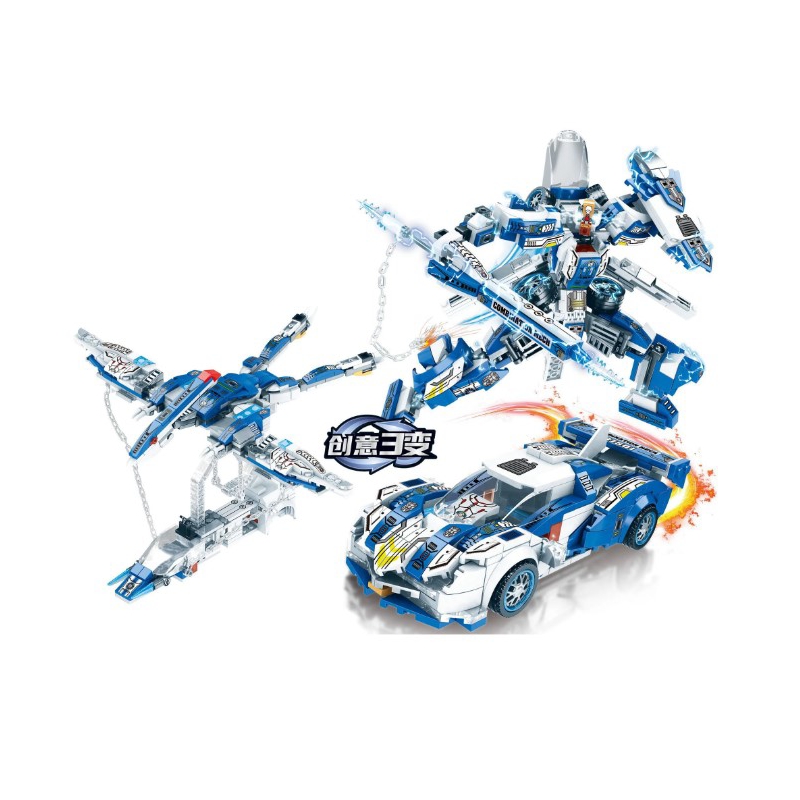 Bloques De Construcción Lego Tipo 3 En 1, Robot Automático, Avión Con 548 Pies - Venta Internacional.