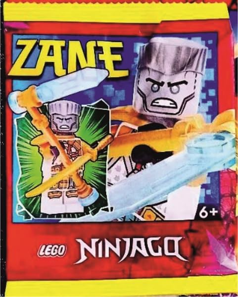 Foto 3 pulgar | Figura Lego Ninjago Golden Zane Cristalizado Con Arma De Hielo - Venta Internacional