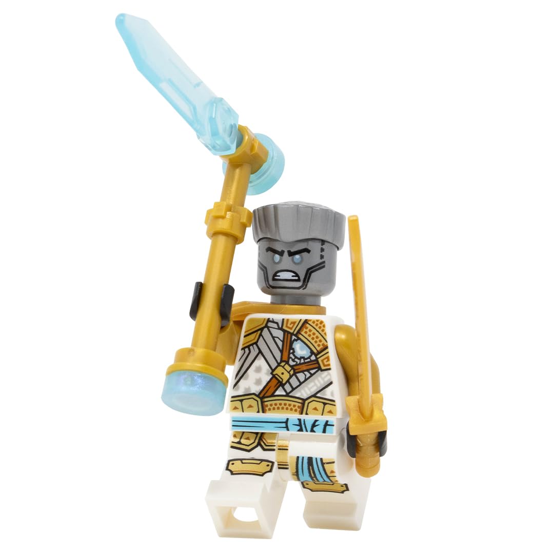 Foto 4 pulgar | Figura Lego Ninjago Golden Zane Cristalizado Con Arma De Hielo - Venta Internacional
