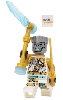 Foto 4 | Figura Lego Ninjago Golden Zane Cristalizado Con Arma De Hielo - Venta Internacional