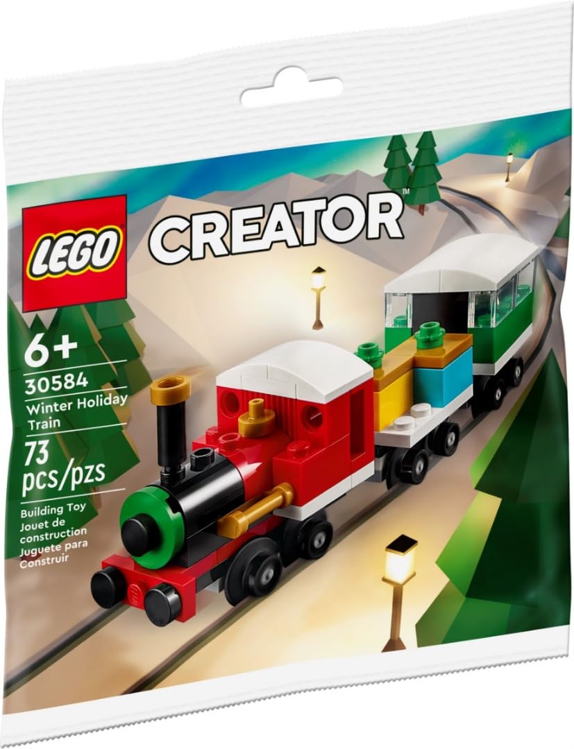 Tren Lego Winter Holiday Train 30584 De Juguete Con Locomotora Y Carro - Venta Internacional.