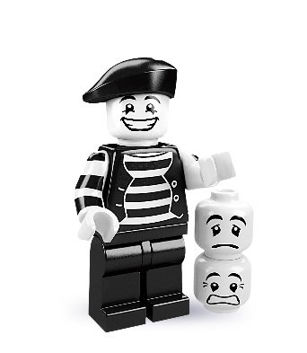 Foto 3 pulgar | Minifiguras Lego Series 2 Mime Con Micrófono 2010 7 Piezas - Venta Internacional